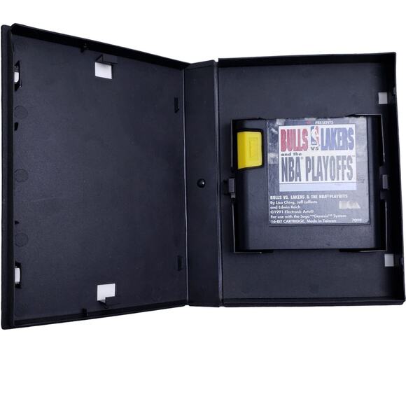 Bulls vs Laker and the NBA Playoffs (Sega Genesis, 1991) In Box No Manual - Picture 3 of 4